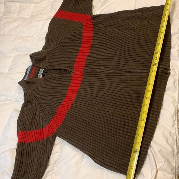 ARIZONA JEAN COMPANY, sweater, full zippered length, large, good cond - Picture 6 of 10